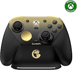 GameSir G7 Pro Wired Controller for Xbox Series X|S, Xbox One, Wireless Gamepad for PC&Android with TMR Sticks, Hall Effect Analog Triggers, 1000Hz Polling Rate, 3.5mm Audio Jack - Golden