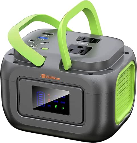 ZeroKor - Portable Power Station, 120W with 97.6Wh Lithium Battery