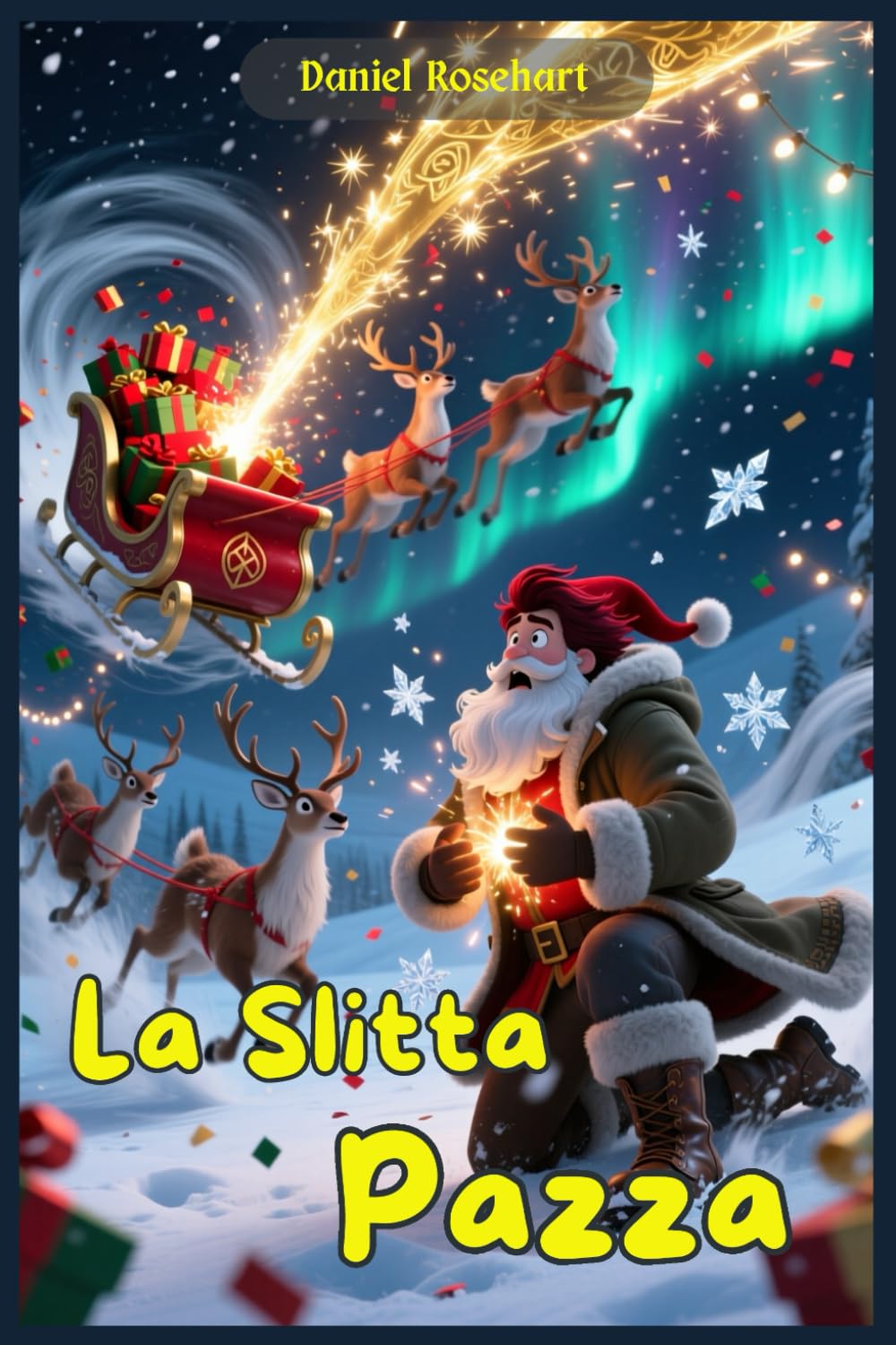 La Slitta Pazza: Libri e Storie di natale Fantasy Middle Grade Coming-Of-Age Azione Avventura Mistero Magia. Idea regalo per Bambini e Ragazzi 9 10 11 ... Natalizio - Libri di Avventura di Natale)