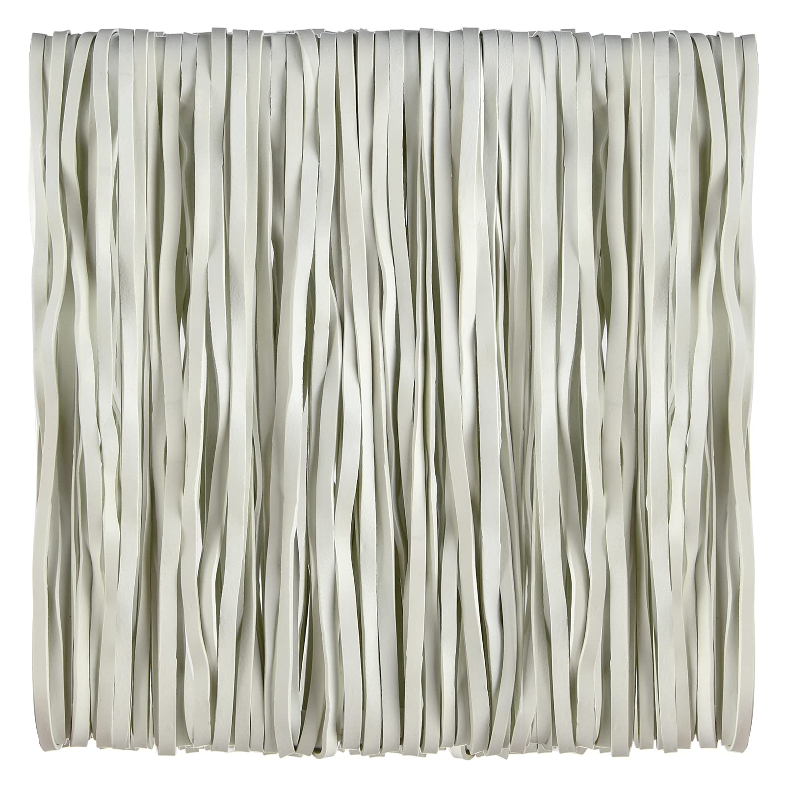 Large Rubber Bands 180 Pieces Heavy Duty Large Rubber Bands Strong Elastic Bands for Office Supply, File Folders, Garbage Cans, 8 Inches (White)