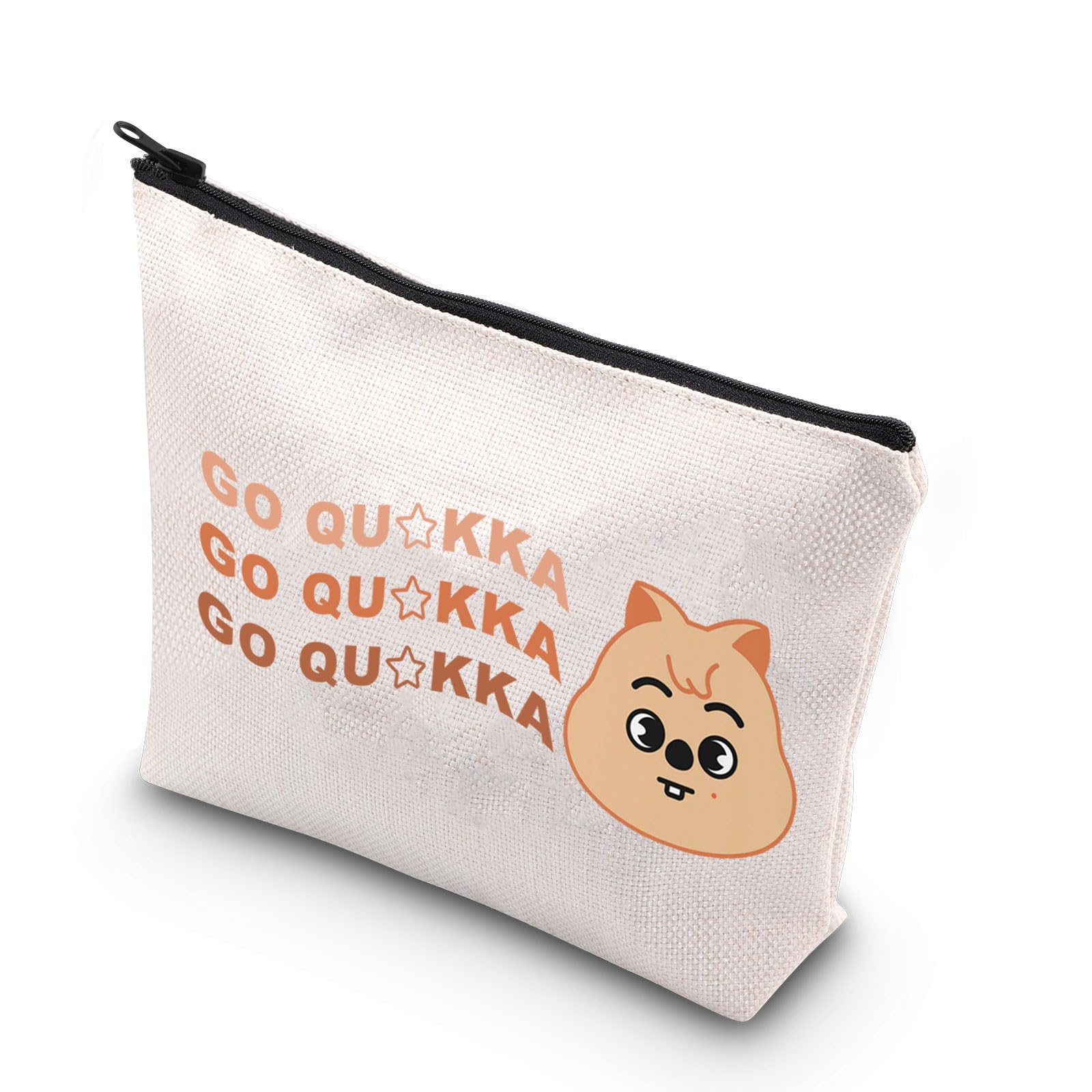 JNIAP Stay HAN Makeup Bag Stay Quokka Gifts Go Quokka Stay Merchandise Stay Member Gifts, GO QUOKKA mb, Fit