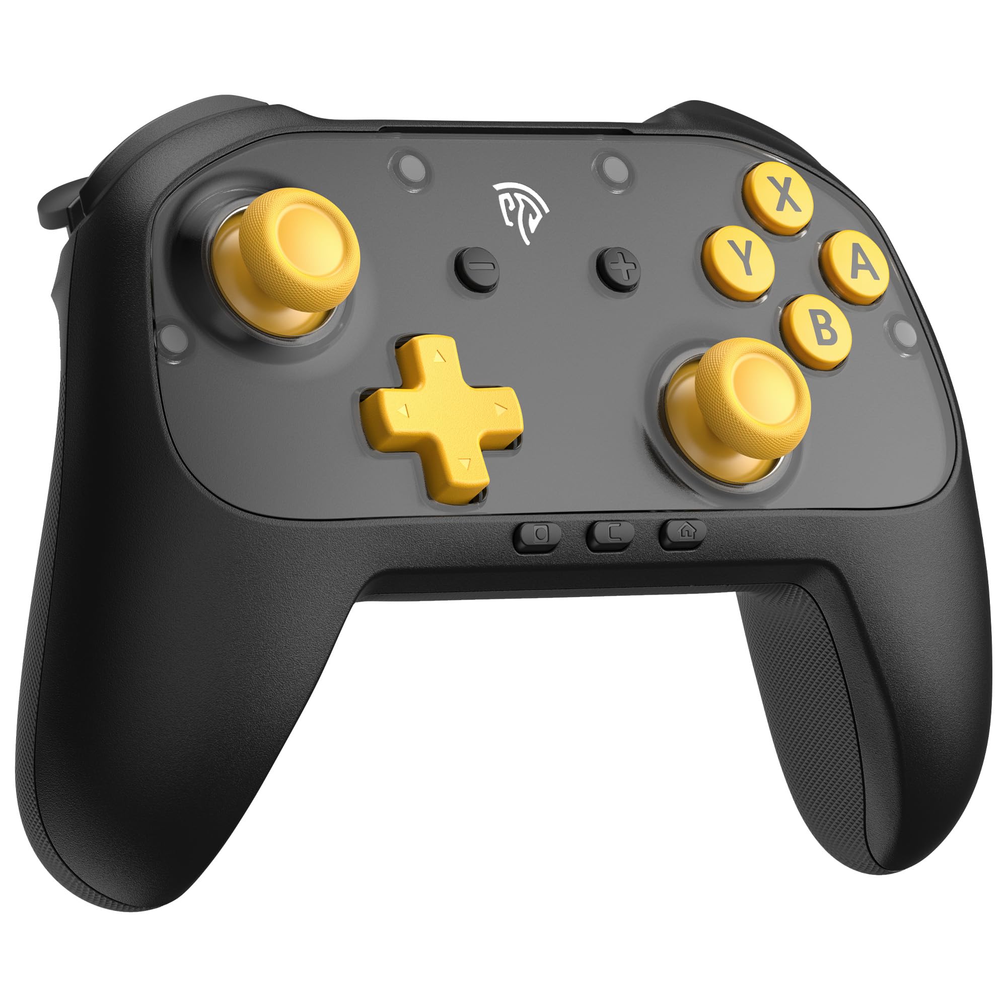 EasySMX S10C Manette pour Switch 2 avec réveil, chat en jeu, mouvement 9 axes, fonction de programmation native, manette Switch 2 Pro avec batterie 1000mAh et façades avant magnétiques – Noir