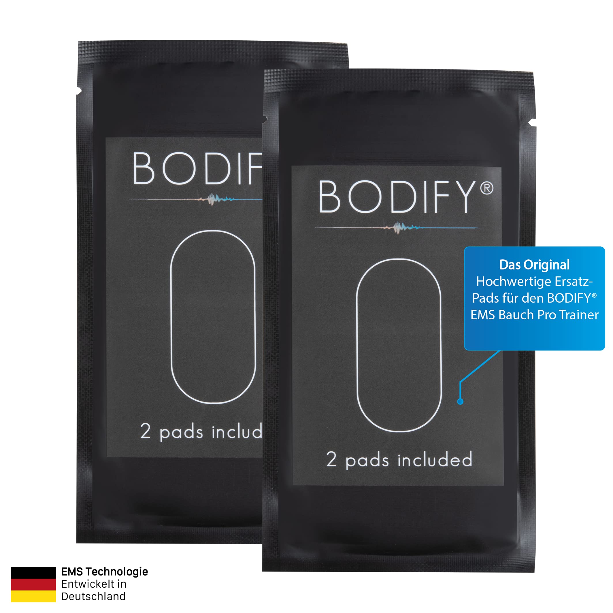 Image secondaire de Bodify Pads de Rechange pour Appareil EMS - Entraînement Abdominal Efficace