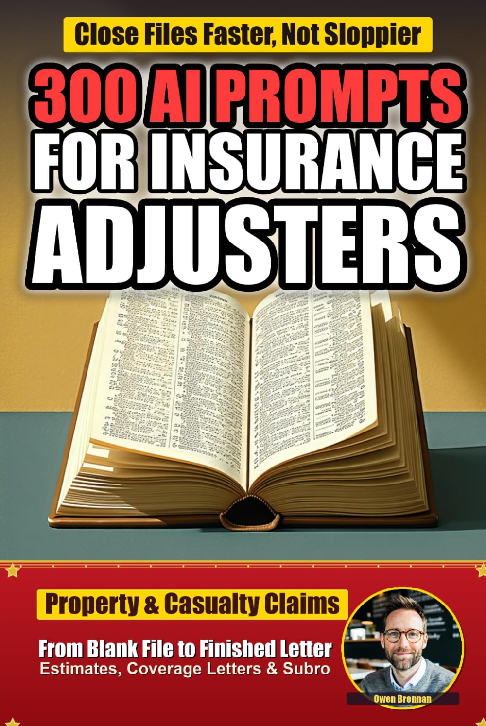 300 AI Prompts for Insurance Adjusters: Field-Tested ChatGPT Prompts for Damage Estimates, Inspection Reports, Coverage and Denial Letters, ... Management, and More (AI Prompts by Industry)