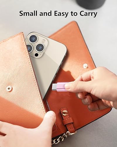 Miniatura 6 de FQSH Paquete de 4 adaptadores Lightning hembra a USB C macho, adaptador Lightn-ing a USB C, carga rápida PD de 27 W para iPhone 1515 Pro15 Pro Max15