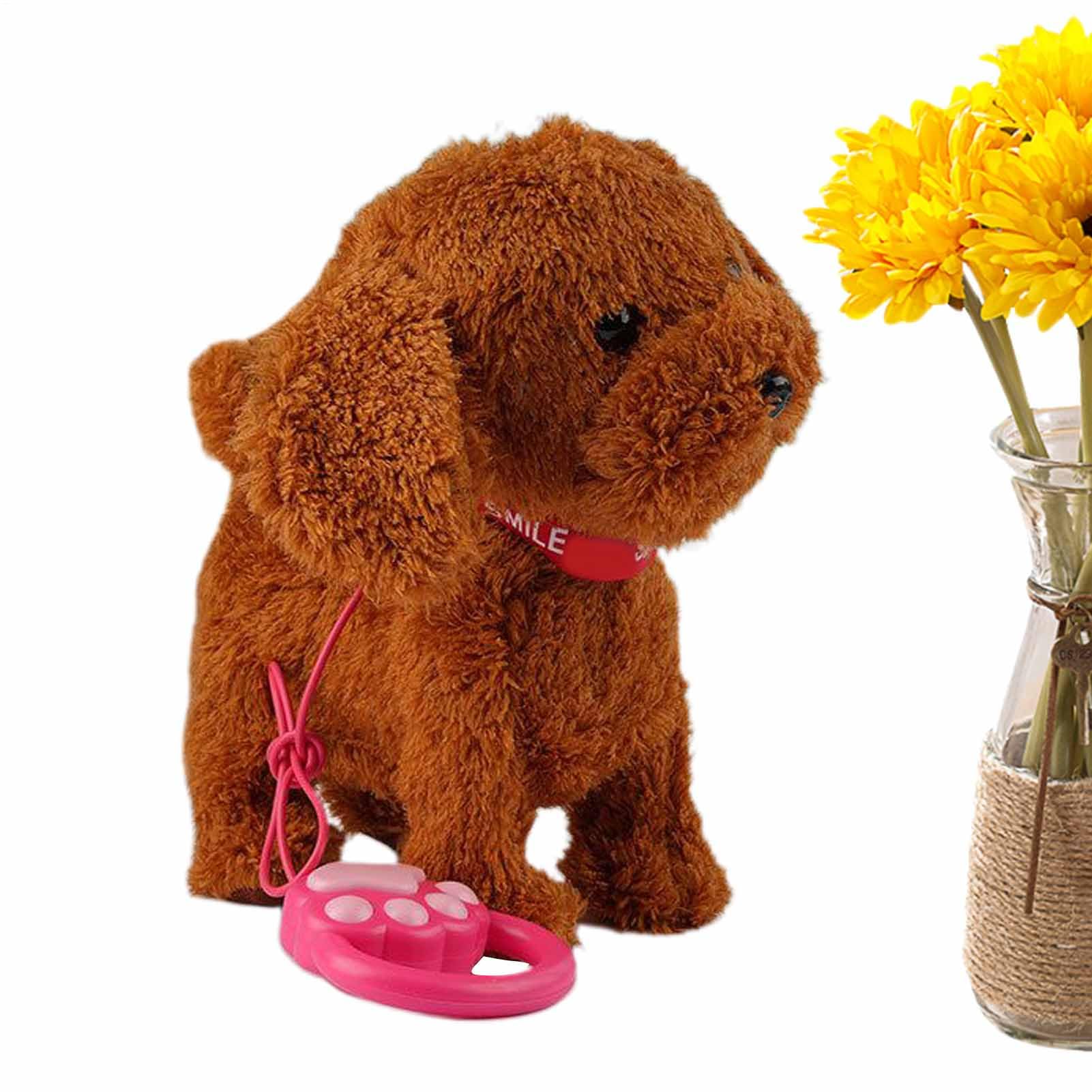 Streysisl Robot Dog Toy | Battery Powered Singing Plush Pet,Robot Dog That Acts Like a Real Puppy | for Playing Learning Companion Birthday Party Indoor Outdoor Home Decor