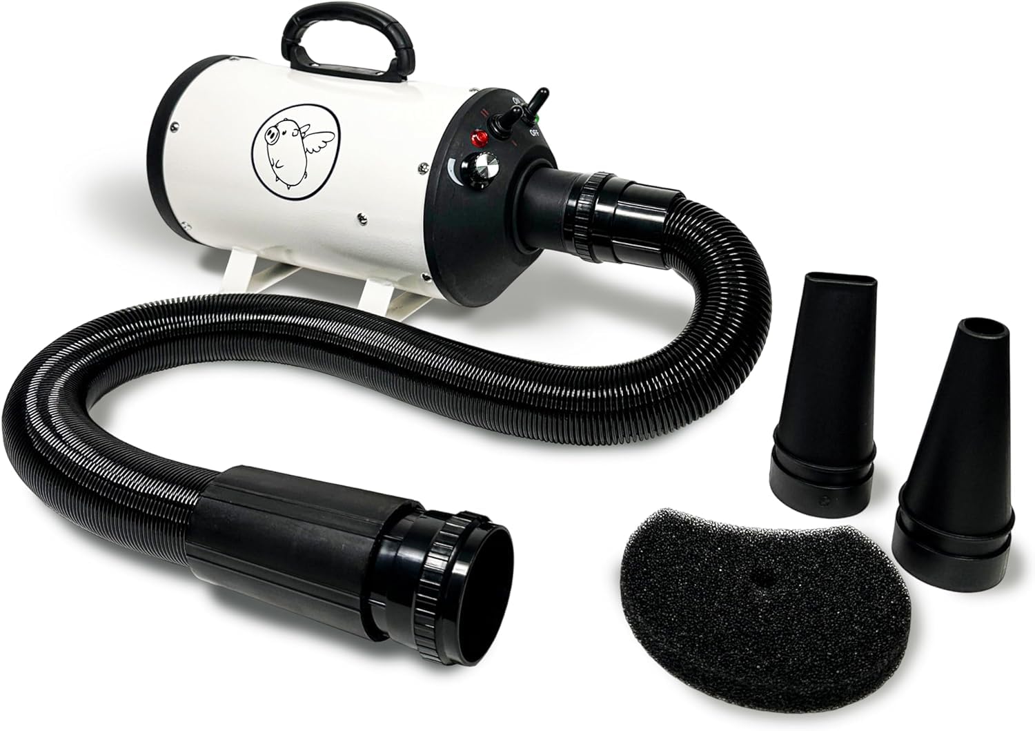 Flying Pig High Velocity Dog Grooming Dryer with Heater