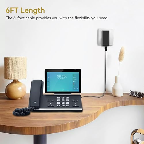 Miniatura 7 de Omilik Adaptador de 5 V CACC compatible con Yealink T29G T32G T33G T38G MP56 T48U T46U T48G T57W SIP-T54W Teléfono IP YLPS052000B1-US YLPS052000B-US