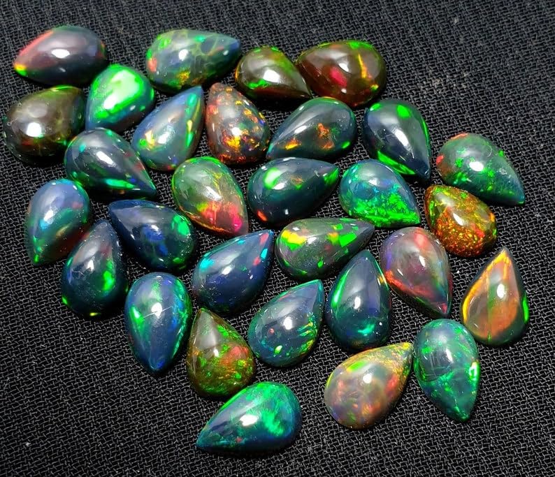 Opale noire éthiopienne AAA pour création de bijoux d'exception - 3