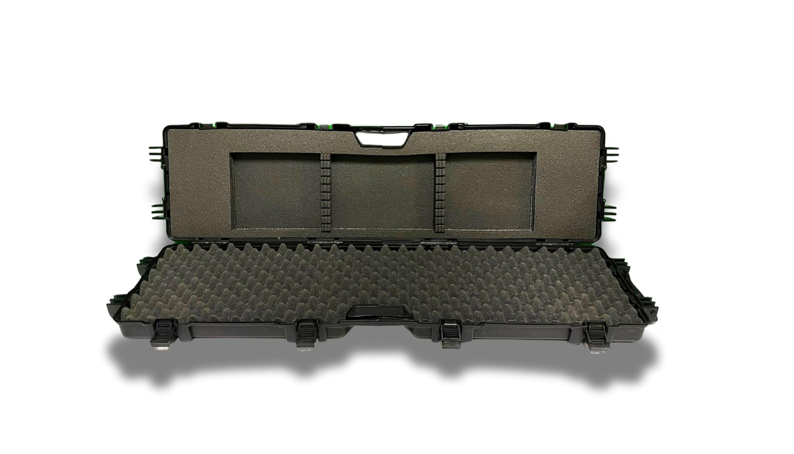 Durable Archery Bow Case with 18-Slot Arrow Separator, 46 x 12 inches
