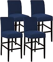 Vista 13 de Flamingo P Bar Stool Covers with Backs Bar Stool Seat Covers Barstool Covers Slipcovers Counter Height Bar Stool Chair Covers Removable Washable for