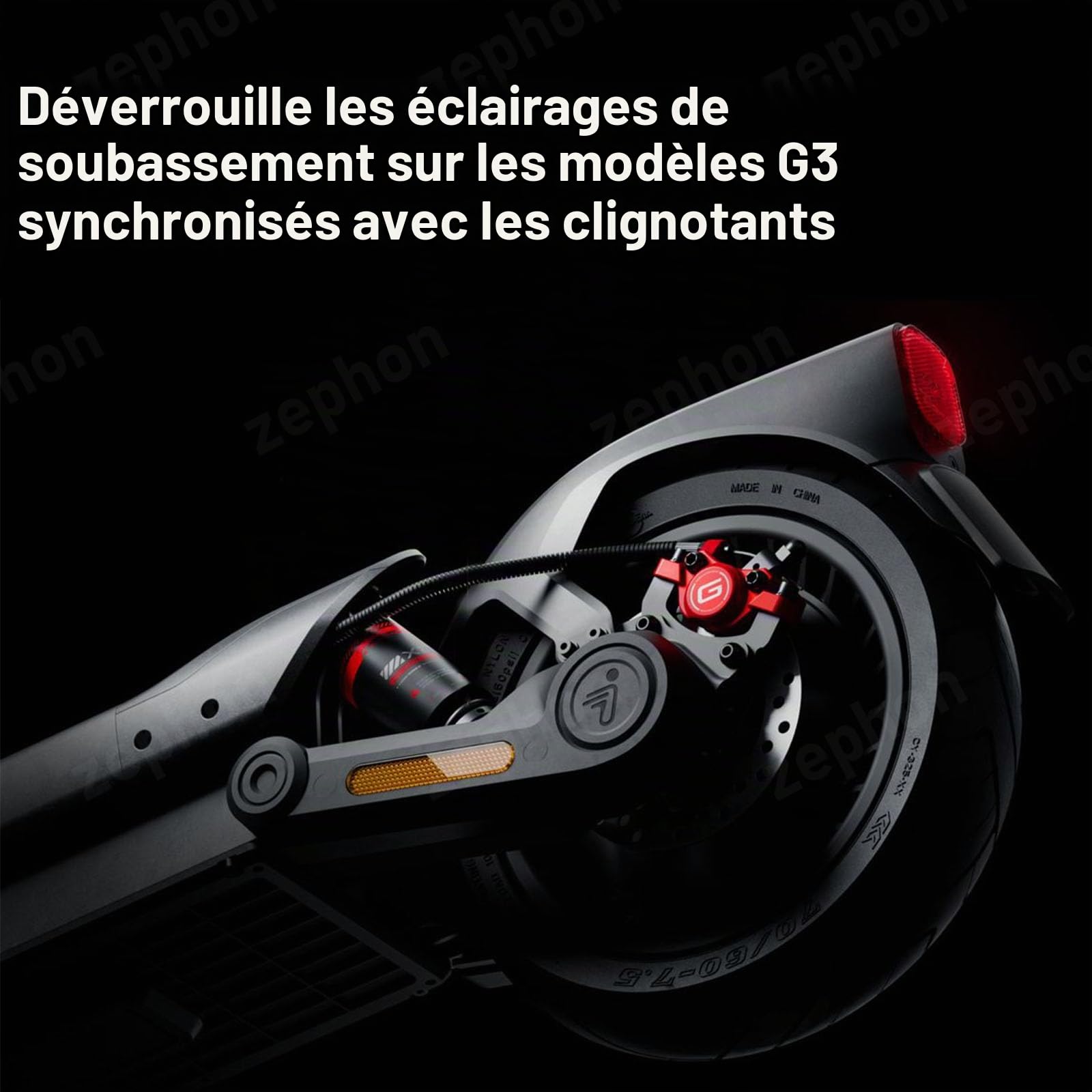 Zephon Nouveau câble de déverrouillage de puce de tuning pour Segway Ninebot Max G3E/G3D – Mise à niveau de performance Travd 40 km/h Vitesse Bouton de commutation rapide intégré pour un contrôle
