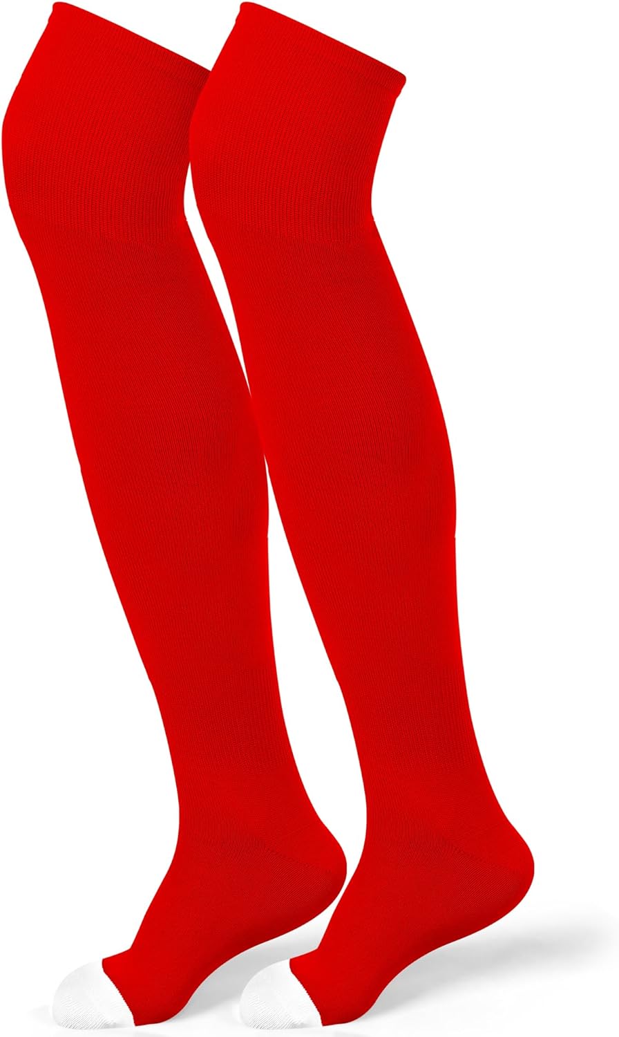 High Football Socks Multiple Sizes over the Knee Baseball Socks Extra Long for Yout...