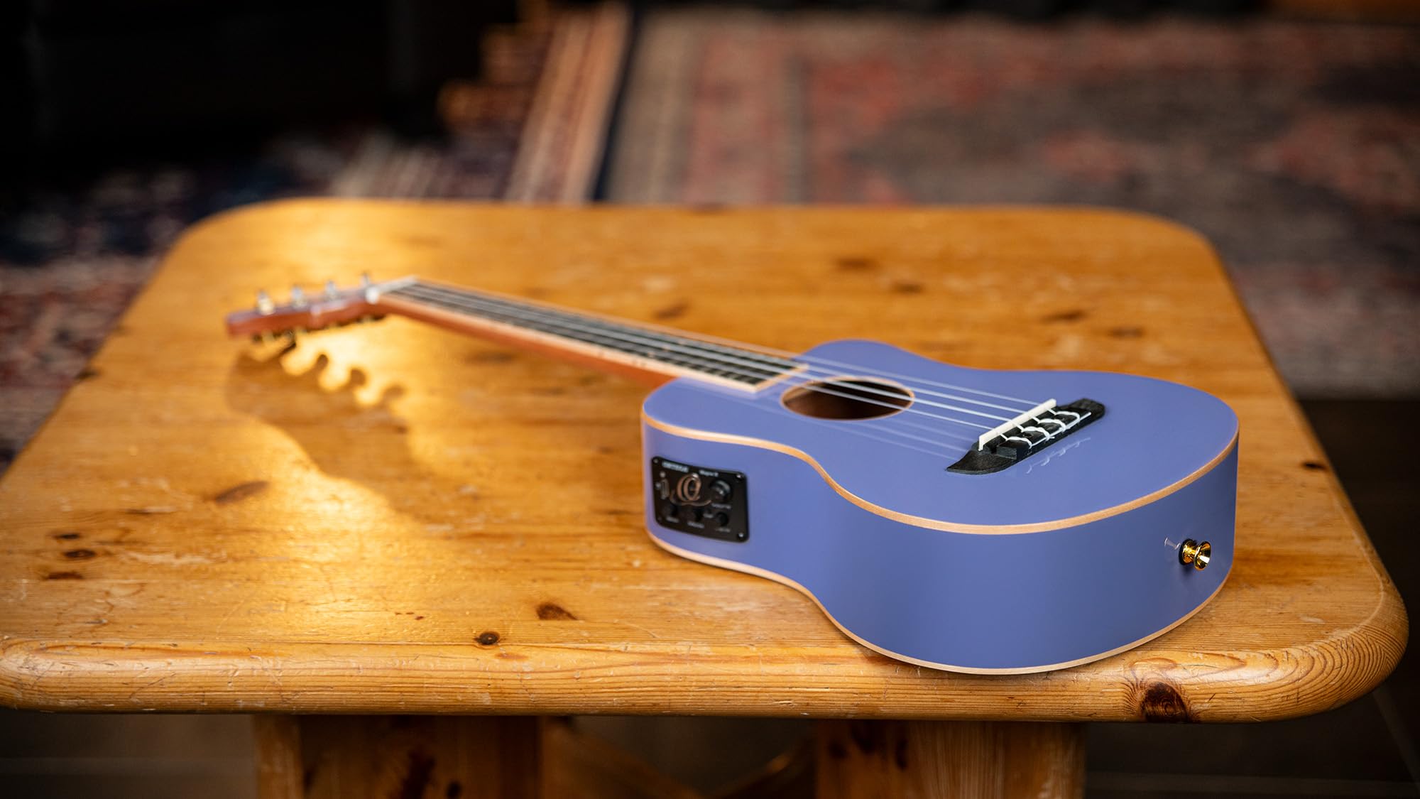 Ortega Guitars Ukulele Tenore Elettro-Acustico – Horizon Series – Gig Bag Inclusa – Cedro / Okoume, Purple (RUHZT-CE-VP)