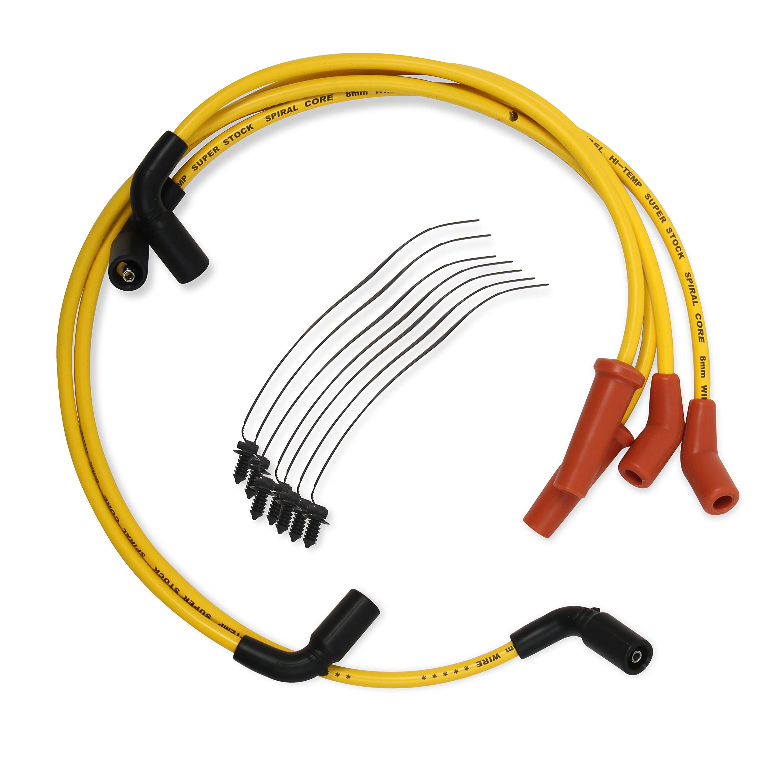 ACCEL171116-Y S/S Sprial Core Custom Wire Set -8mm - Yellow