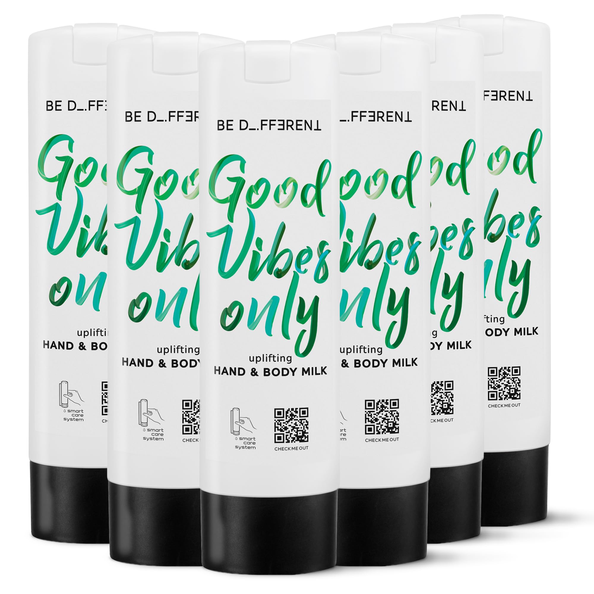 ADA Cosmetics Hand- & Bodylotion, 6 x 300 ml, fruchtige Wohlfühllotion mit Limette & Minze, Wassermelone & Beeren und süßer Orange, 6er Nachfüllpack für SMART CARE - Be Different
