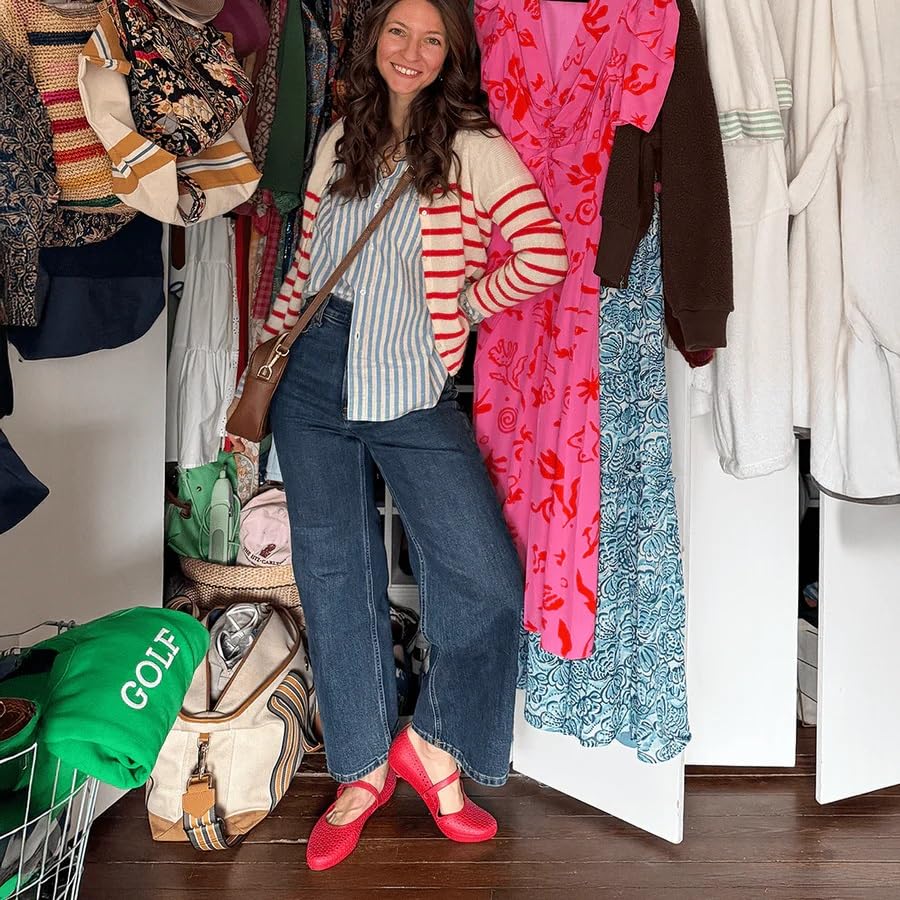 Ballet Flats in Mary Jane Style by Oka-B4