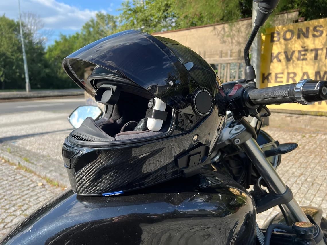 Montaggio del casco per Insta360 GO 3/GO 3S, sedile fisso, montaggio rapido, adatto per appassionati di moto o avventurosi Montaggio del casco per Insta360 GO 3/GO 3S, sedile fisso, montaggio rapido, adatto per appassionati di moto o avventurosi