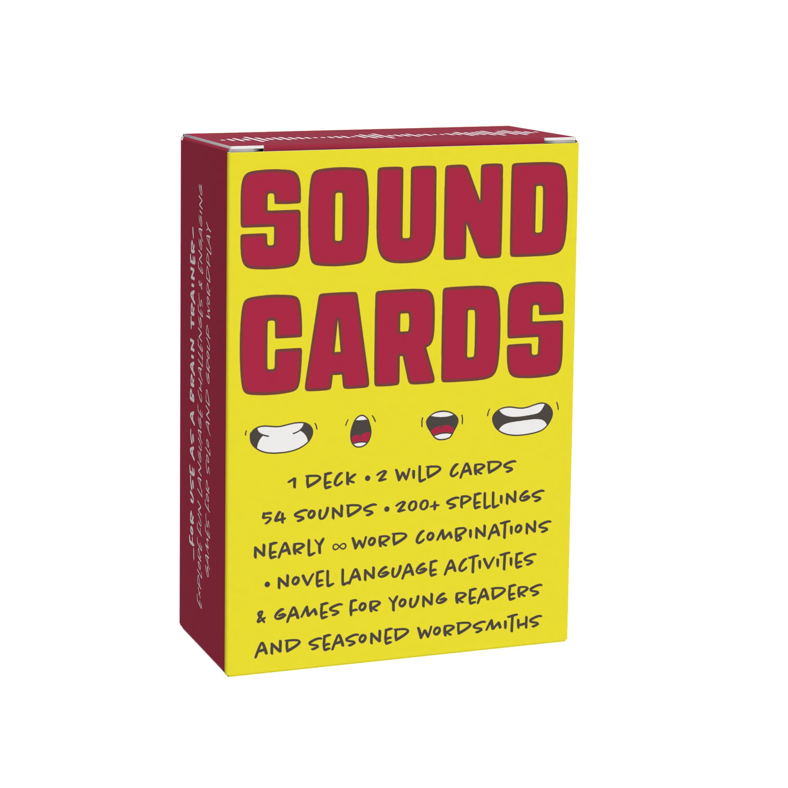 Playing Cards for Word Games, Brain Teasers, and Language Development - Ideal for Game Night, Travel, and Education - Play Phonetic Solitaire, Rummy, and Much More - Single and Multiplayer - All Ages
