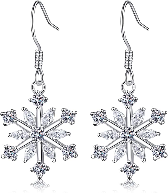 Christmas Earrings For Women - Red Santa Hat Stud With Crystal Gems, Holiday Jewelry Gift - View #9