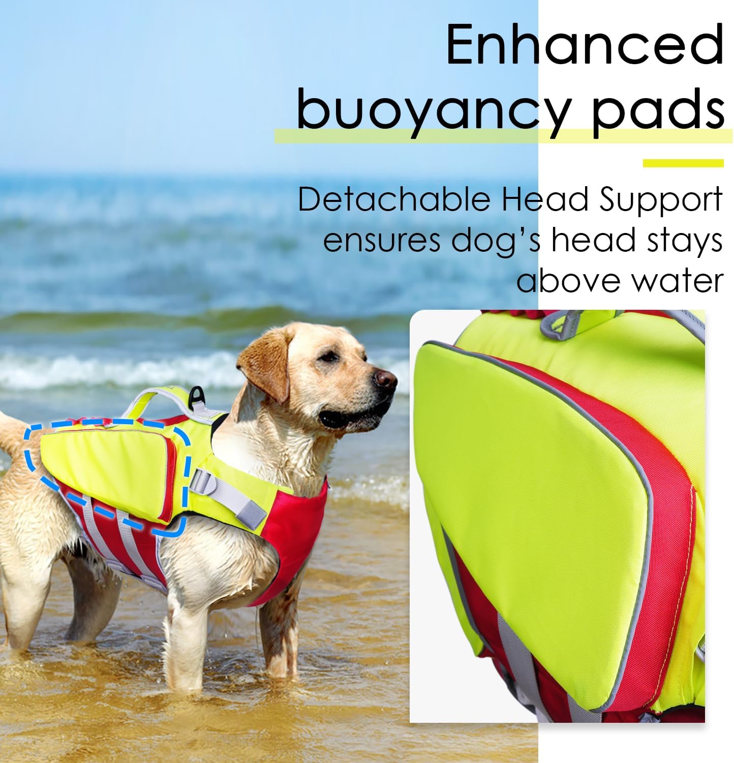 ThinkPet kutyamentő mellény különböző szögből