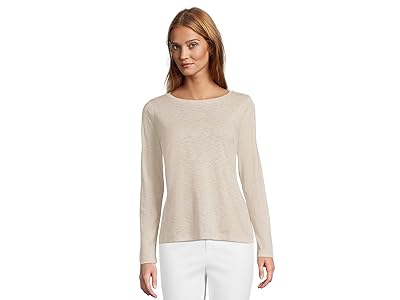 NIC+ZOE Petite Long Sleeve Boat T-Shirts Women