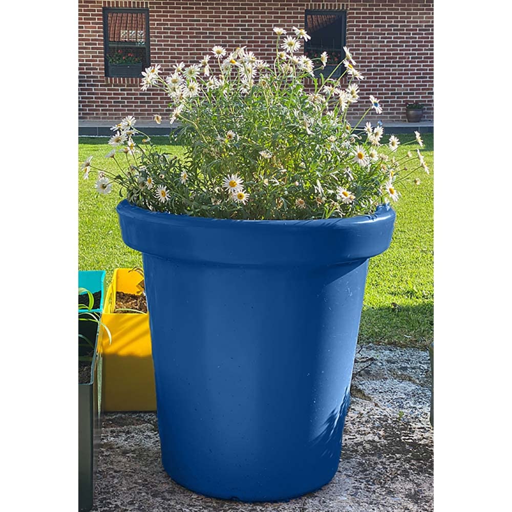 Plast'Up Rotomoulage Pot DE Fleurs Rond XXL Delight 75L Bleu