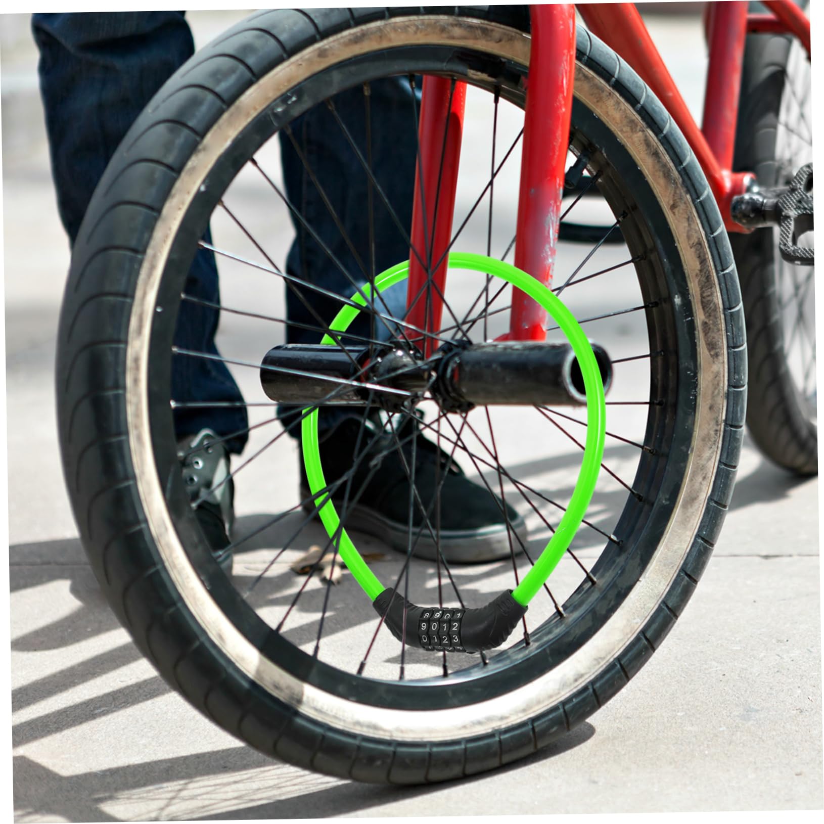 Anneome Chain Lock Password Lock -Theft Security Fits Standard Mountain Scooters Includes Keys for Easy Access