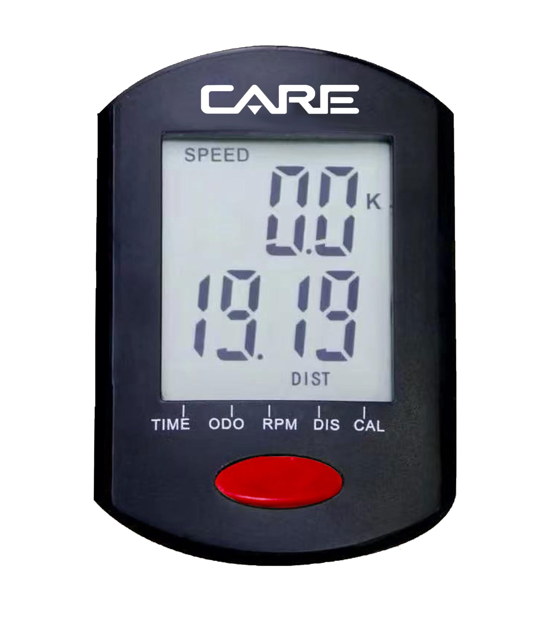 Care Fitness - Mini Pédalier - M Bike - Care - Format Ergonomique - Compact 3,5 Kg - Intensité Réglable - Écran Numérique - Pédales Antidérapantes - Sangles Incluses pour Plus de Stabilité