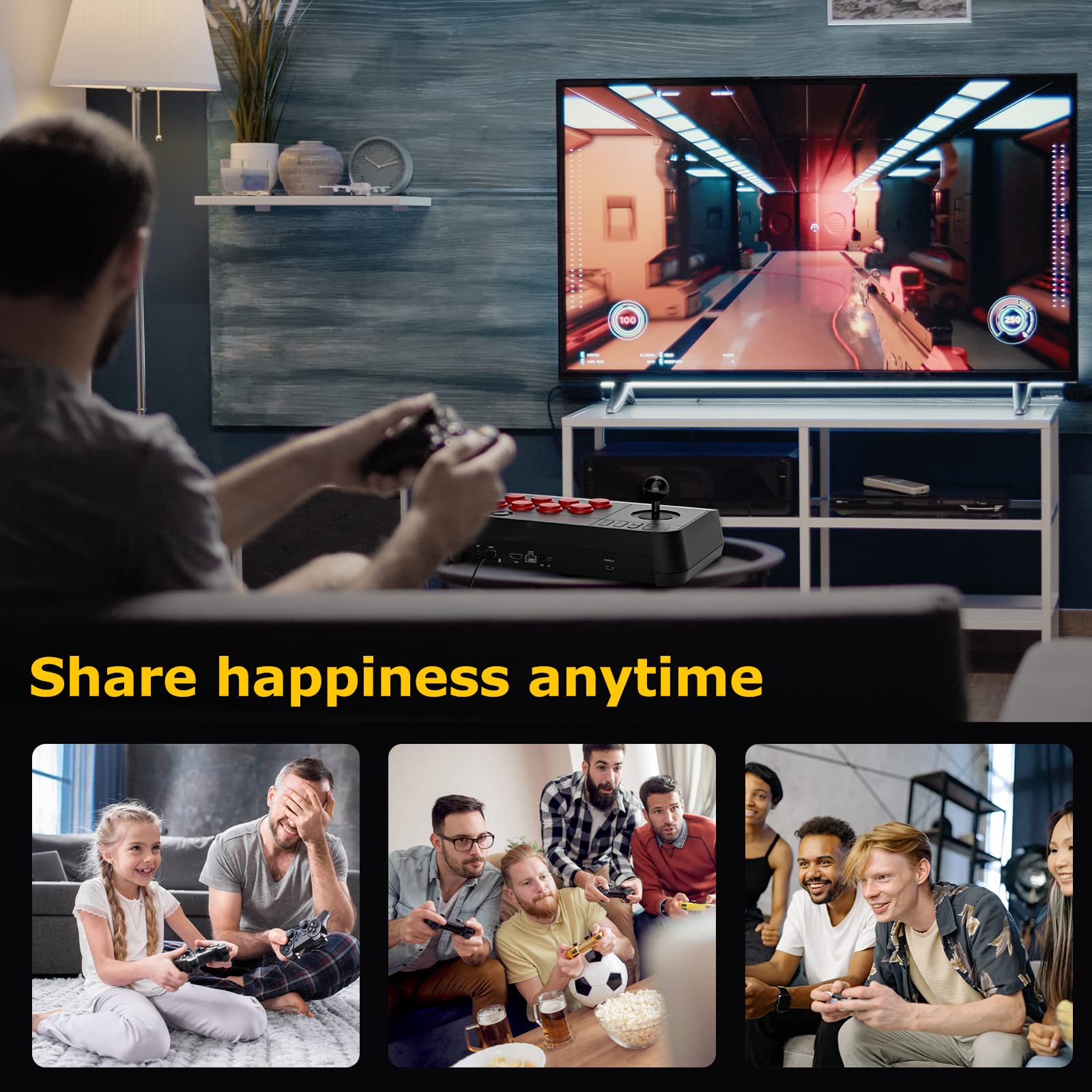 Amazon | Kinhank スーパーコンソール アーケードゲームコンソール