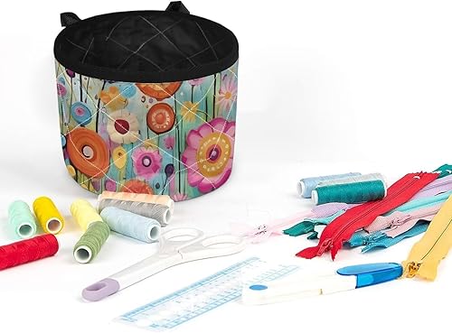 Miniatura 174 de Tapetes para máquina de coser de girasol y colibrí para mesa con bolsillos, para máquinas de coser de Acción de Gracias, alfombrillas para reducir