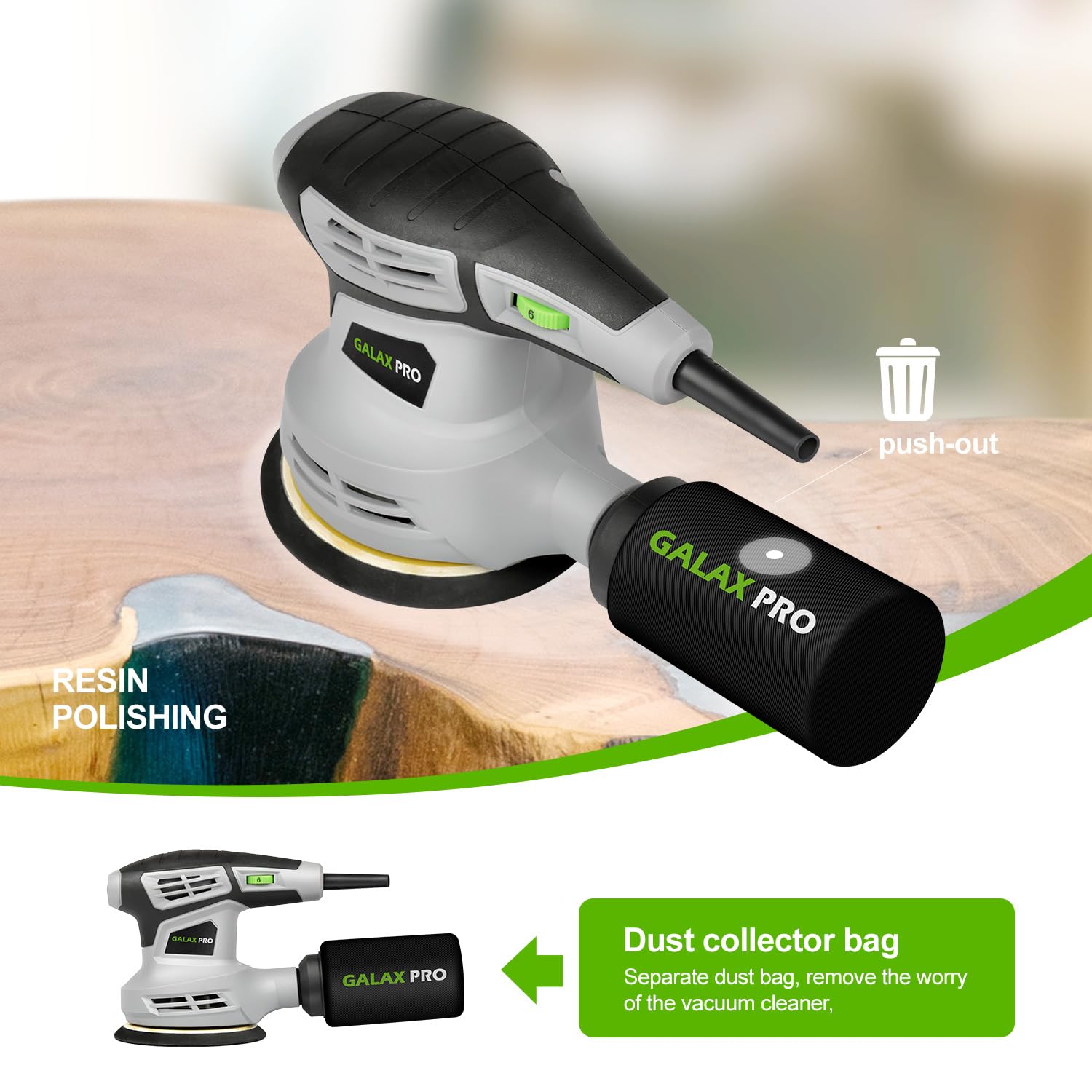 GALAX PRO Sander - 5" Random Orbital -4