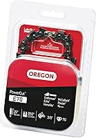Vista 1 de Oregon PowerCut Chainsaw Chain 3/8" Pitch, .050" (1.3 mm) Gauge for 20 Inch Bar, 70 Drive Links – Replacement Saw Chain, Fits Echo, McCulloch