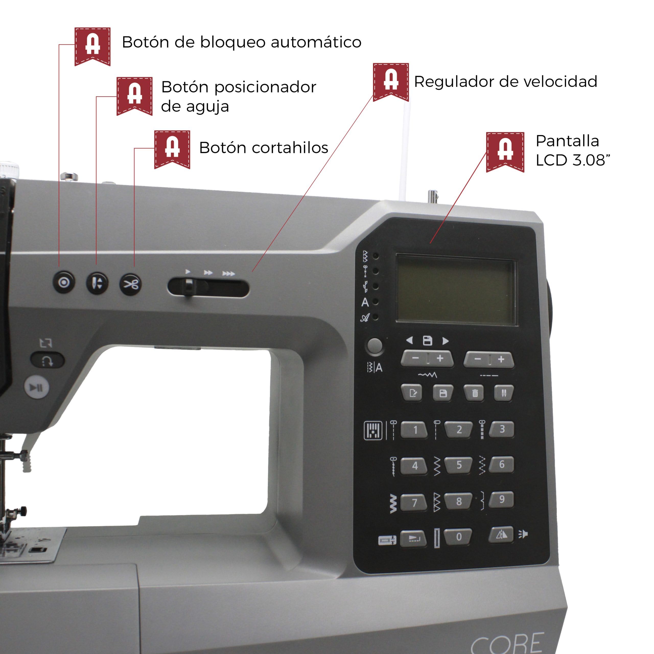 Máquina de Coser Alfa Core Heavy Duty