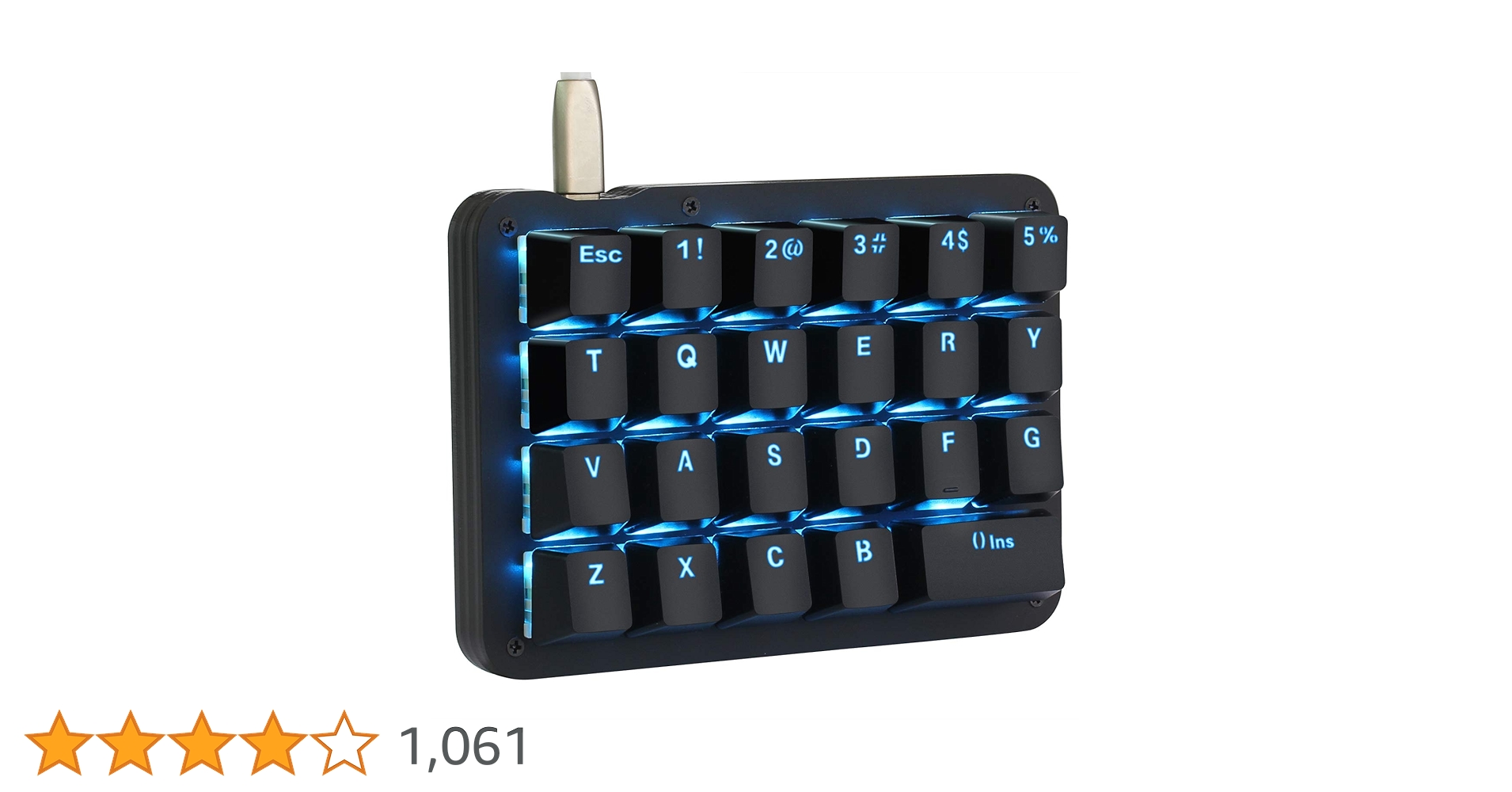 Amazon | Koolertron 片手キーボード マクロキーボード