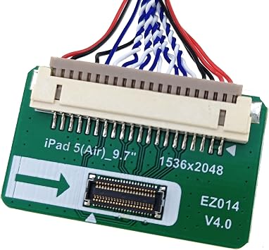LCD Controller Board for iPad Air Panel A1475 A1476 1536x2048 HDMI VGA Video Control Driver