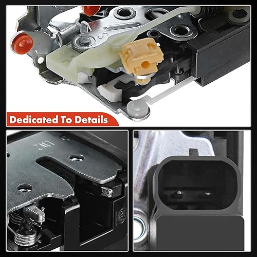 Miniatura 10 de A-Premium Actuador de bloqueo de puerta compatible con vehículos Chevy y GMC - Silverado 15002500, Suburban 15002500, Tahoe, Sierra 15002500, Yukon,