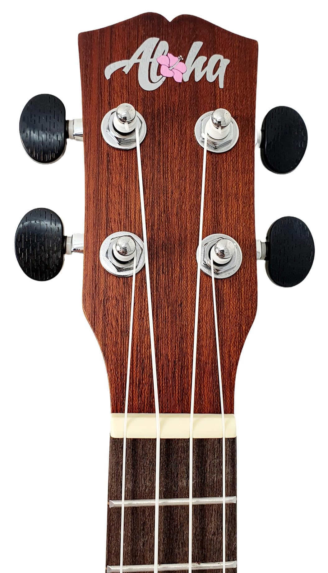 ROCKSTAR - Ukelele Soprano con Funda para Principiantes y Estudiantes Aloha SK2122-M Cuerpo de Caoba, Puente y Diapason de palisandro - Rockmusic