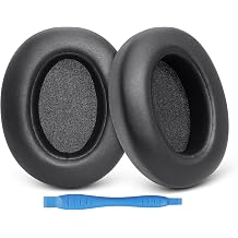 GVOEARS Replacement Ear Pads for Sony WH-XB910N Extra Bass Headphones, Earpads Cushions with Soft Protein Leather, Noise Isolation Foam - Black