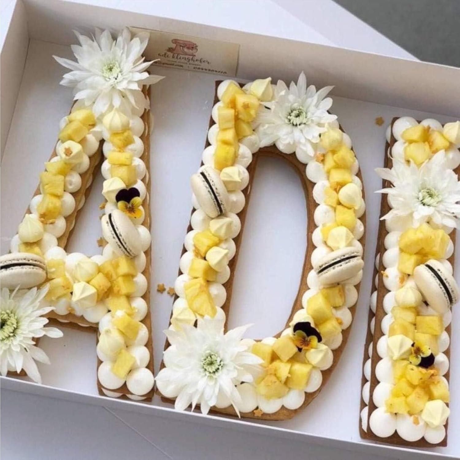 A-Z Alphabet Cake Stencils 26Pcs,0-9 Number Cake Templates,Heart Shape Mold,DIY Baking Cake Stencils Templates Wedding Birthday Anniversary Party (16 Inch), White, TG146251157