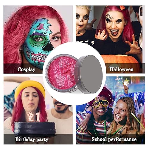 Miniatura 18 de Pomadas Mofajang de cera para el cabello, 4.23 oz, material de cera para colorear el cabello natural, desechable, arcilla para peinar el cabello