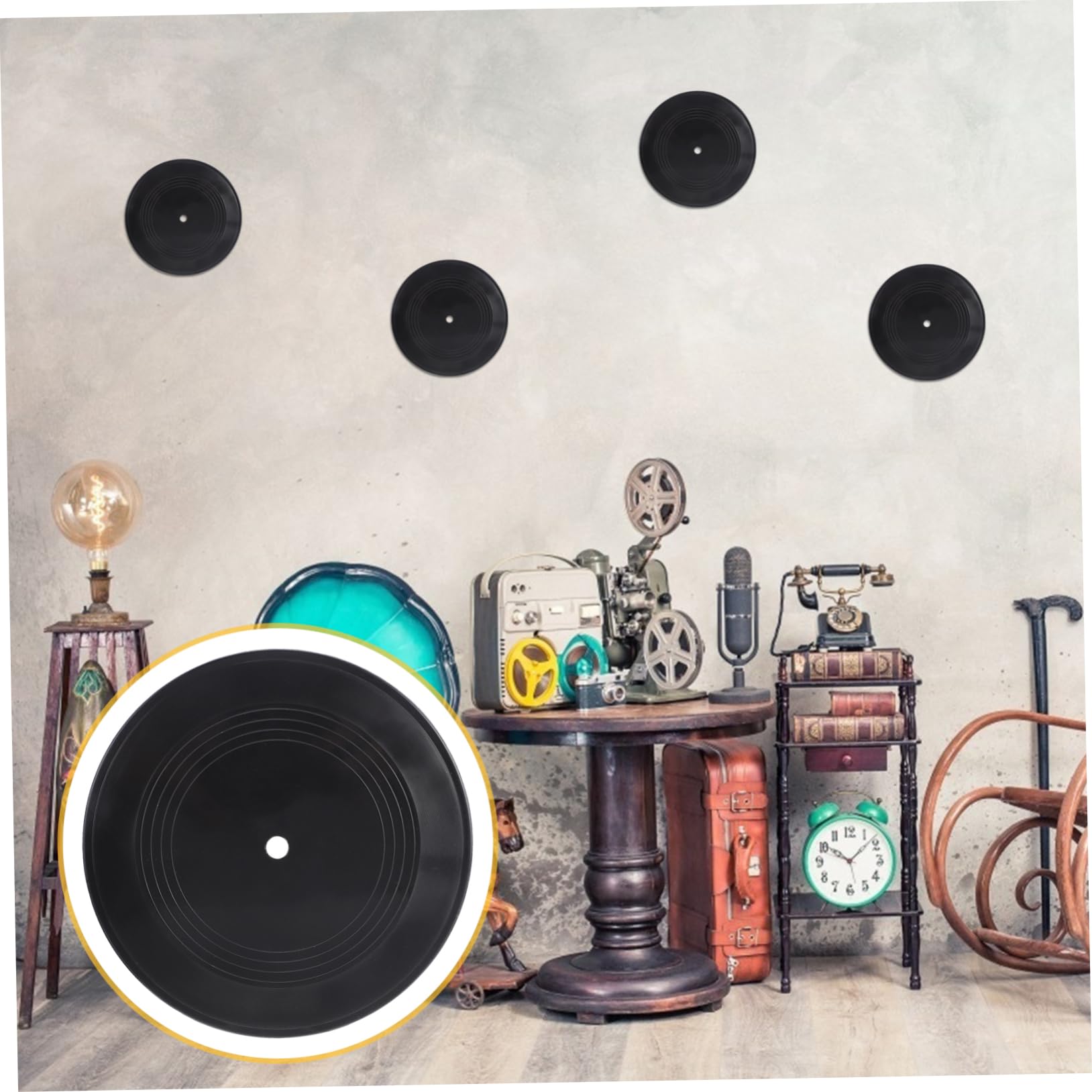 ARTIBETTER 10 Set Decorazioni Murali Alla Moda Decorazioni E Vuoti Per La Decorazione Arredamento Della Stanza Indipendente Camera Adesivi Muro Wall Stickers Vinile Black 10 Pezzi * 10