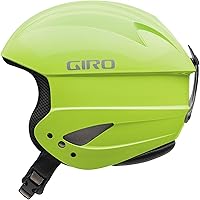 Giro Sestriere Race Snow Helmet - Durable Hard Shell, Slalom Chinbar Compatible - Green, Medium 55.5-57cm