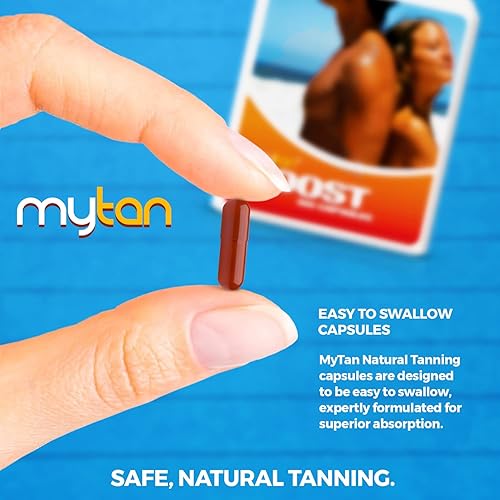 Miniatura 3 de Boost Tan Pills 100 cápsulas Acelerador de bronceado solar Suplemento de bronceado natural Tirosina, multivitamínico de cobre Suministro