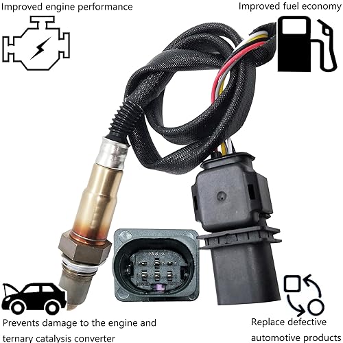 Miniatura 3 de Banco 1 Sensor compatible con Hyundai 2012 2013 2014 Accent Veloster, para Kia 2014-2012 Rio Soul 1.6L Sensor de O2 superior
