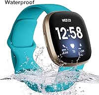 Vista 3 de Dirrelo Compatible con Fitbit Sense y Correas de Fitbit Versa para Mujeres, Correa Deportiva de Reemplazo Suave para Relojes Inteligentes Versa 3/4