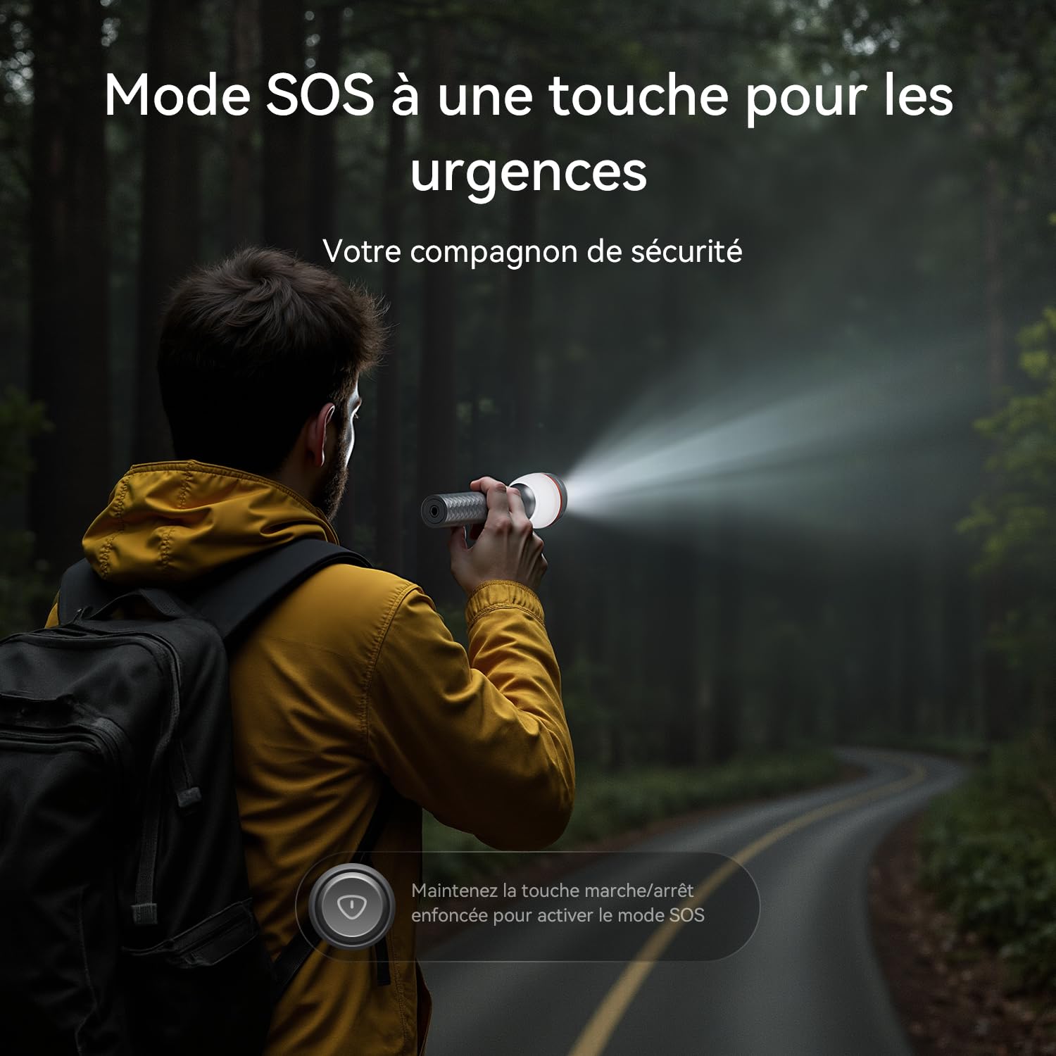 Lampe Camping Rechargeable 800 Lumens - Hauteur Réglable Télescopique, Télécommande, Base Magnétique, Étanche IP65, Batterie USB, Lampe LED Extérieure pour Randonnée, Urgences, Aventure