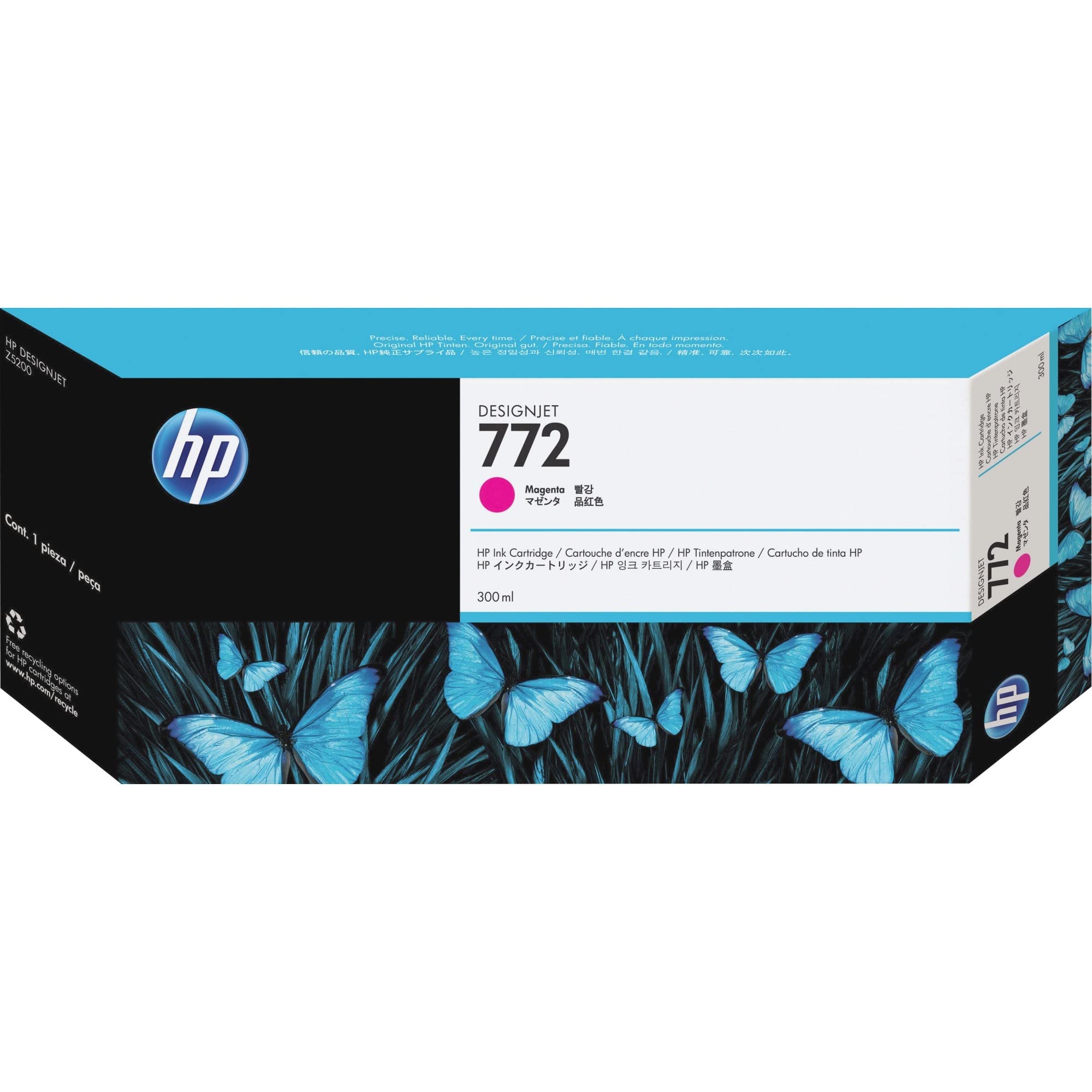 HP 772 純正インクカートリッジセット HP 772 純正インク ブラック/カラー 8色セット 300mL 各1 計8個