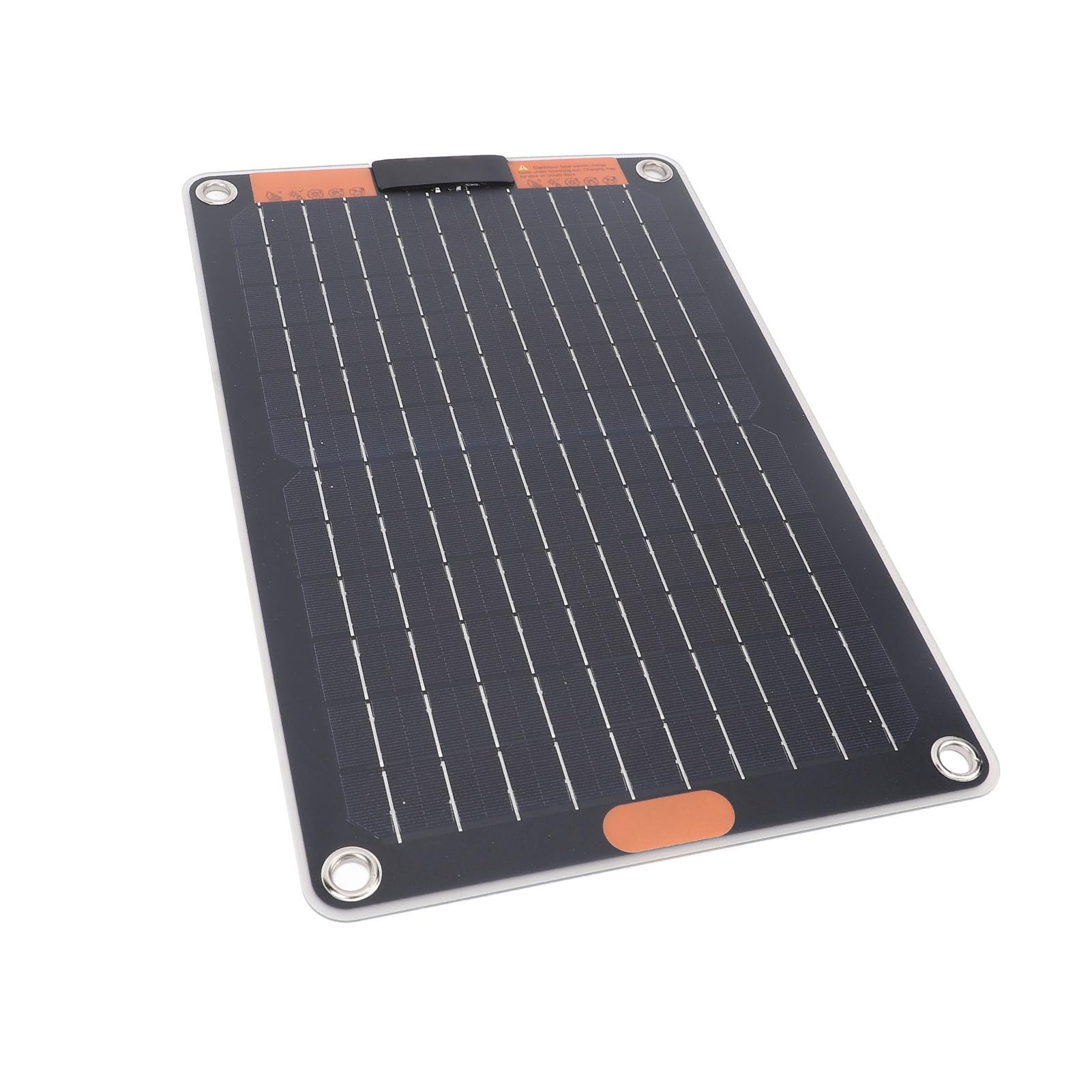 Cargador de panel solar monocristalino ligero de 15 W para aventuras al aire libre, doble salida tipo C, panel solar portátil para teléfonos y tabletas