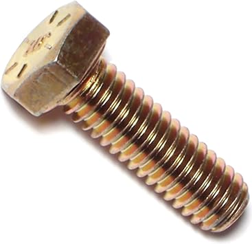 Hard-to-Find Fastener 014973251512 8. Sınıf Kaba Altıgen Başlı Vidalar, 14973251512 x 1-inç, 50 Parça